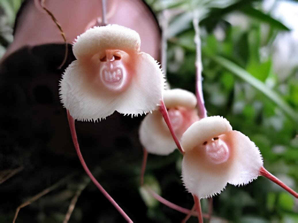 200 Seeds Rare Japanese Monkey face Orchid