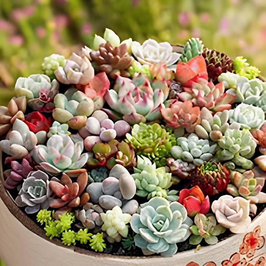 1000 Seeds Succulent Planter Seeds Mix Lithops