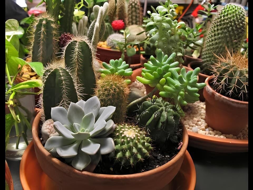 1000 Seeds Mini Potted Bonsai Succulent Cactus