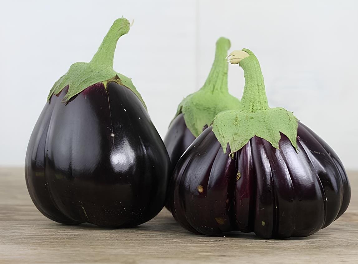 200 Seeds Black Beauty' Black Eggplant Vegetable