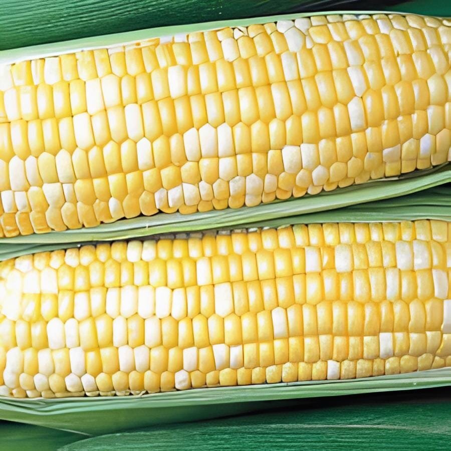 200 Seeds 'Super Sweet 2008' Sweet Yellow White Corn Hybrid