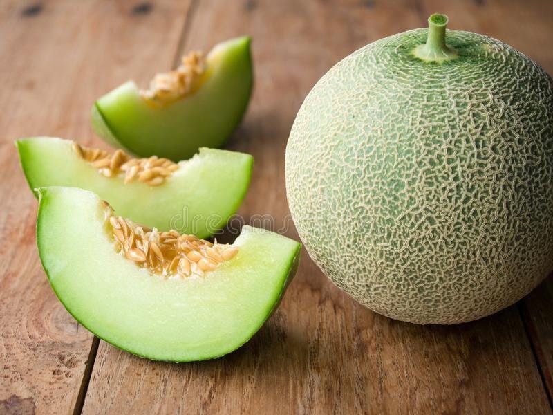 20 Seeds Japanese White Sweet Melon with Orange Meat