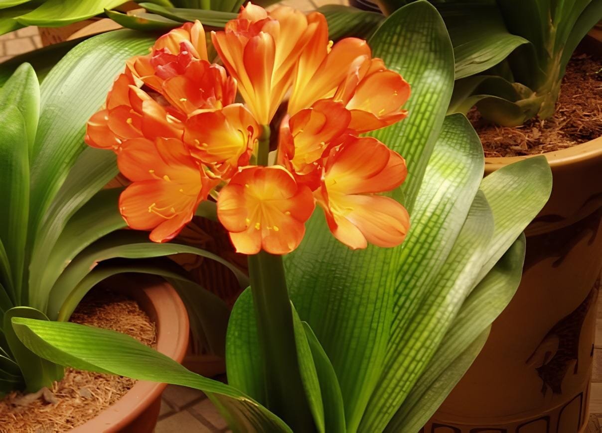 200 Seeds Clivia - Redish Orange Flowers