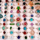 100pcs Colorful rhinestone mixed fashion rings 100pcs Colorful rhinestone mixed fashion rings