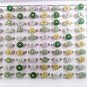 100pcs Lmitation Jade Round Women's Rings