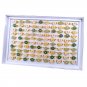 100pcs Lmitation Jade Round Women's Rings