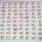 100pcs Fashion simple rhinestone ring for women 100pcs Fashion simple rhinestone ring for women