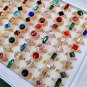 100pcs Luxury Rhinestone Mixed Rings