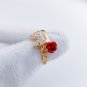 100pcs New Simple Resin Flower Rhinestone Rings