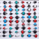 100pcs bohemian vintage turquoise rings 100pcs bohemian vintage turquoise rings