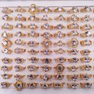 100pcs new fashion girl rhinestone zircon rings 100pcs new fashion girl rhinestone zircon rings