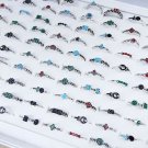 100pcs Vintage Bohemian Geometric Rings 100pcs Vintage Bohemian Geometric Rings