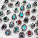 50pcs Vintage Mix and Match Men's Rings