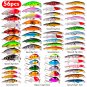 Lure Biomimetic Minnow Crank Hard Bait（56 pcs/set）