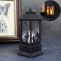 12pcs Halloween simulation flame lamp small oil lamp decoration props (ghost hand lantern)