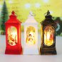 12pcs Christmas candlestick lamp old man snowman decoration night light (white snowman)
