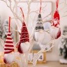 4pcs Christmas decorations forest old man faceless doll dwarf old man small pendant