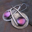 Vintage Bohemian Disc Natural Stone Earrings