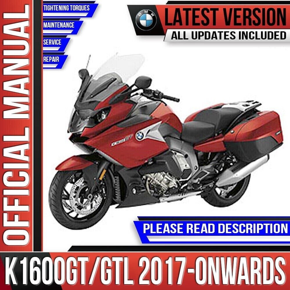 BMW K1600GT K1600GTL Service Manual 2017 Onwards K48 12/2017