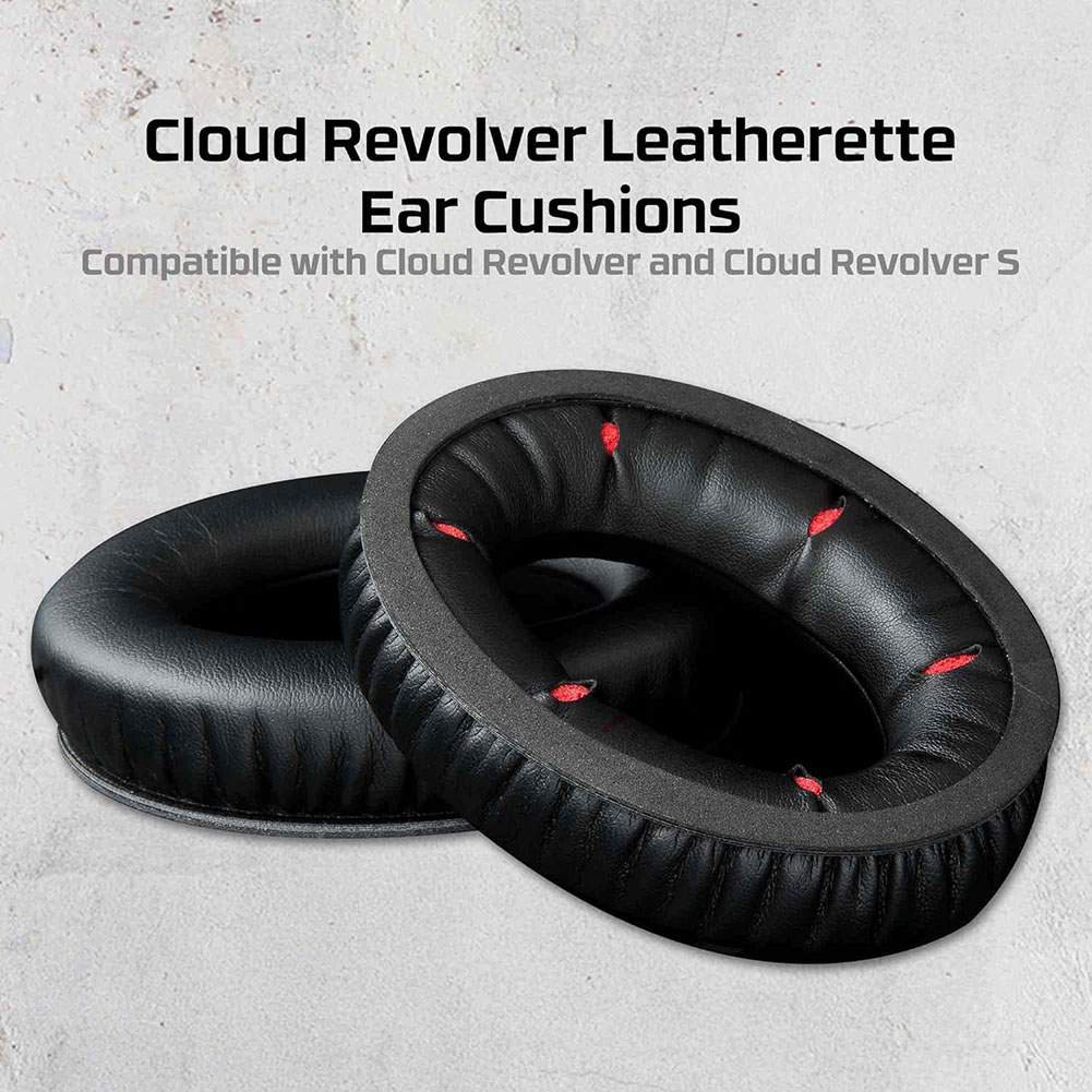 New Original Leatherett Ear Pad Cups HXS-HSEP5 For Kingston HyperX Could Revolver
