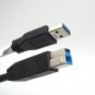 6FT USB Type-A Type-B 3.0 Cable SuperSpeed Cable 917468-0021820 For HP Printer