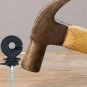 10X Post Sturdy Stable Anti Rust Electric Fence Ring Insulator Self-Tapping Hook