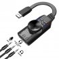 New Plextone GS3 Virtual 7.1 Channel USB Sound Card Adapter External PC Laptop