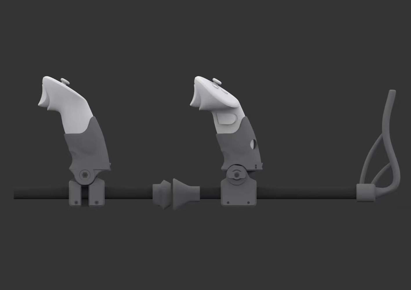 New DIY 3D Printed VR Gunstock Holder Mount For Meta Quest 3