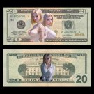 Dragon Ball Z Android 18 Commemorative $20 USD Banknote Uncirculated Collectible Dragon Ball Z Android 18 Commemorative $20 USD Banknote Uncirculated Collectible