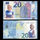 Dragon Ball Z Android 18 20 Euro Commemorative Banknote Uncirculated Collectible