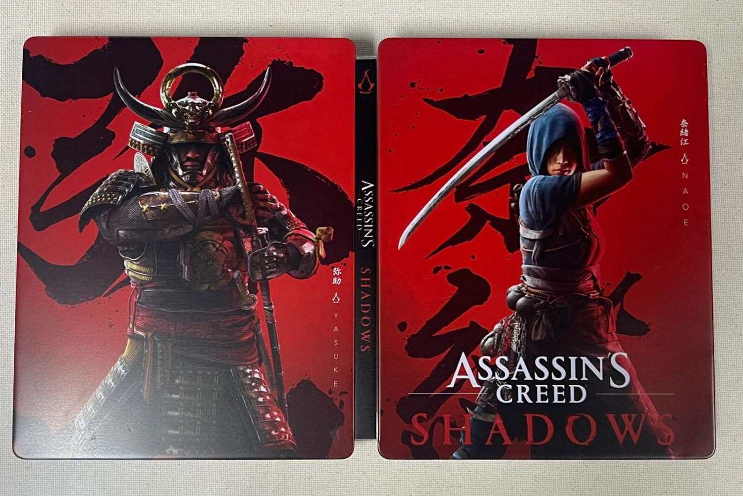 Limited Assassin's Creed Shadows Collectors Edition Steelbook Case Custom Made