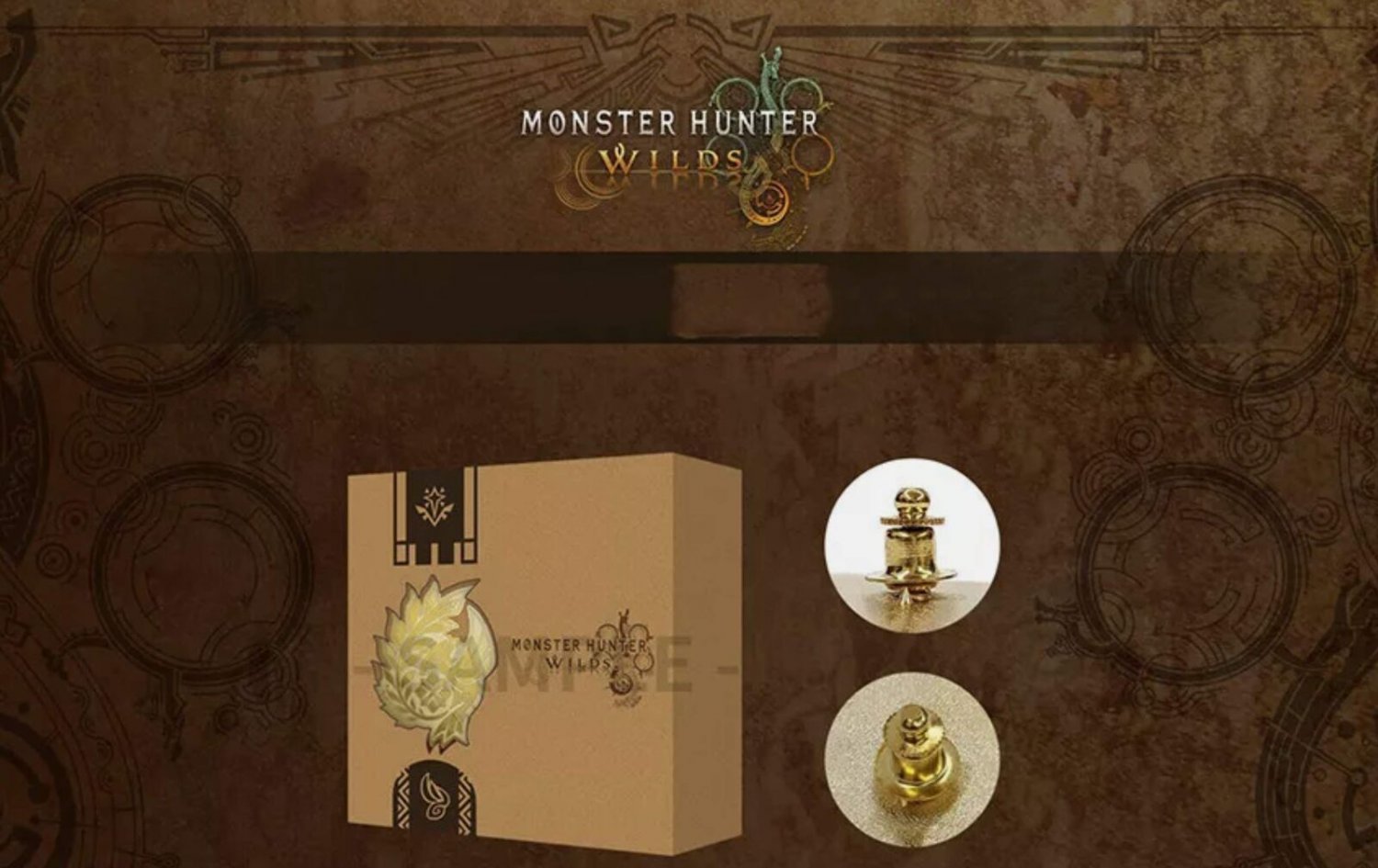New Rare Official Monster Hunter Wilds Investigation Emblem Preorder Gift Bonus