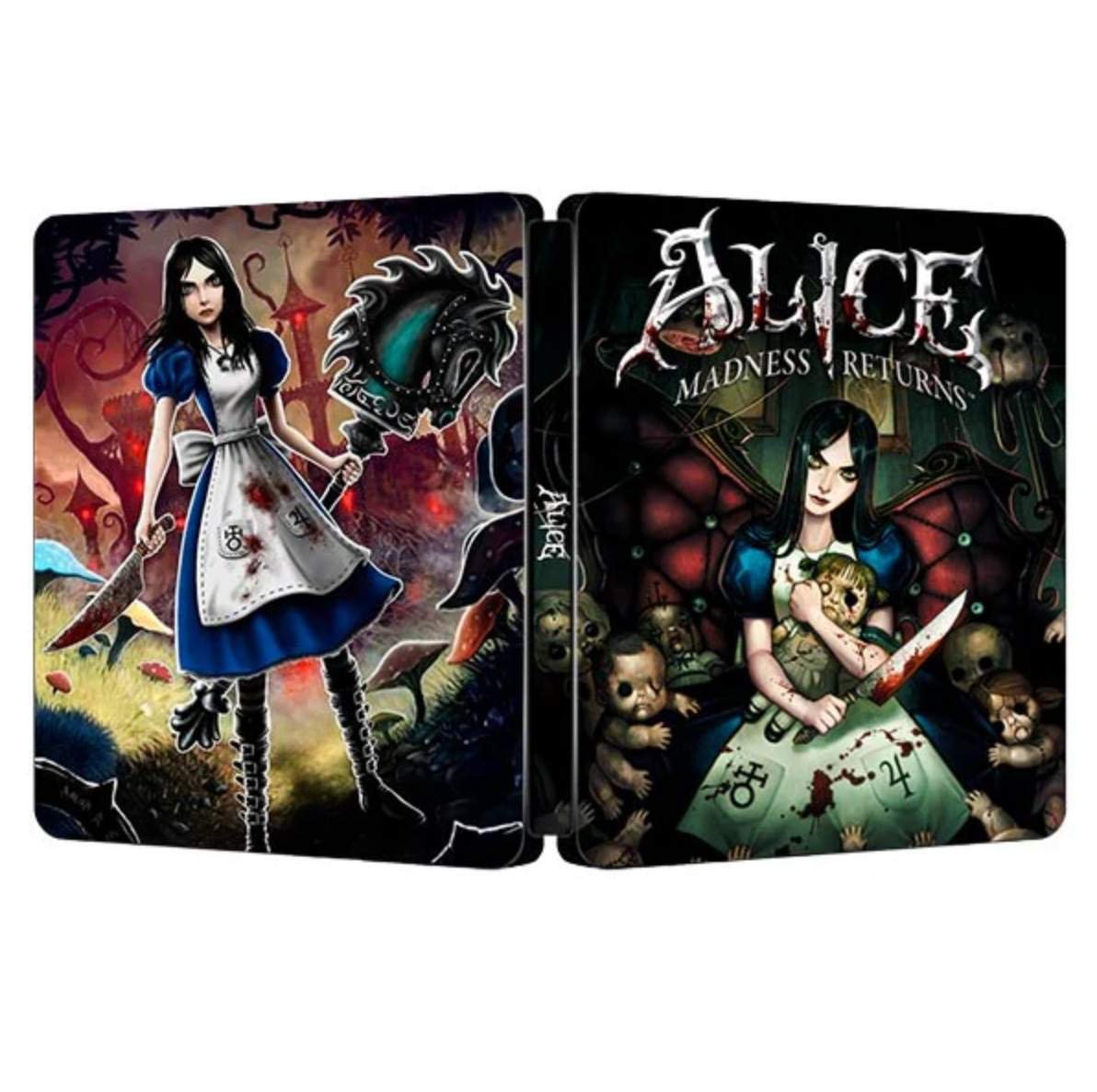 New Rare Limited Edition Alice Madness Returns G2 Steelbook Case Custom Made