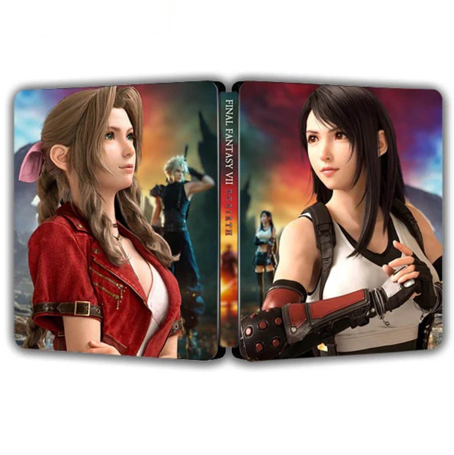 Limited Final Fantasy 7 Rebirth FF7R Tifa & Aerith Steelbook Case Custom Made