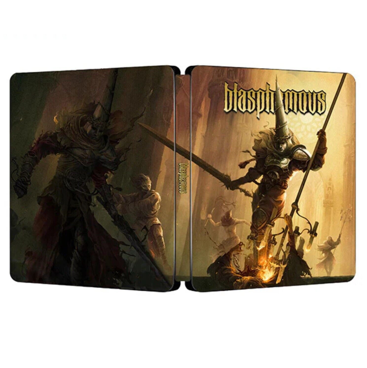 New Limited Blasphemous Indie Game Struggle Edition Steelbook Case Custom Made
