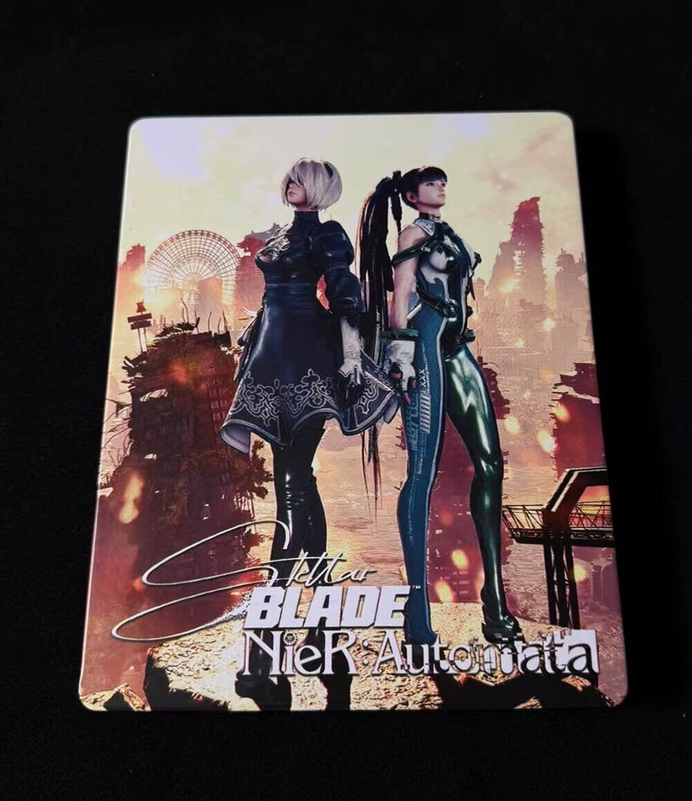 New Limited Edition Stellar Blade x NieR Automata DLC Steelbook Case Custom Made