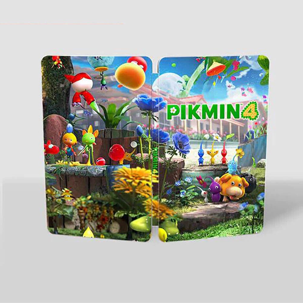 New Limited Dreaming Edition Pikmin 4  Steelbook Custom Made For Nintendo Switch