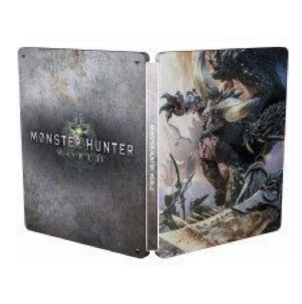 New Limited Edition Monster Hunter World Classic G2  Steelbook Case Custom Made