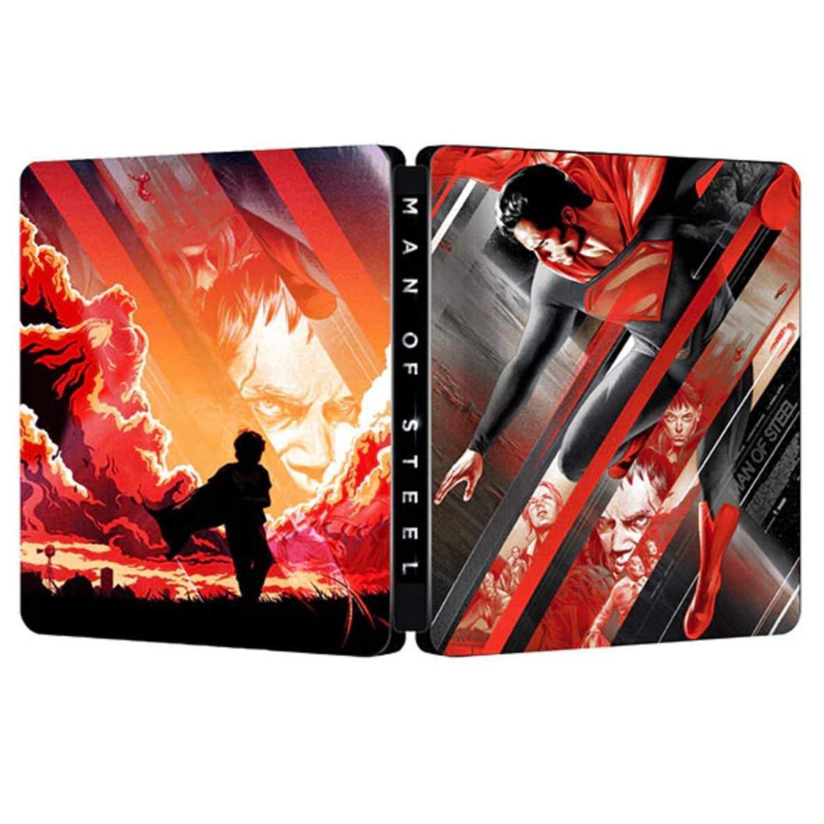 New Limited Edition DC Man of Steel 2013 Ultimate Steelbook Case Custom Made