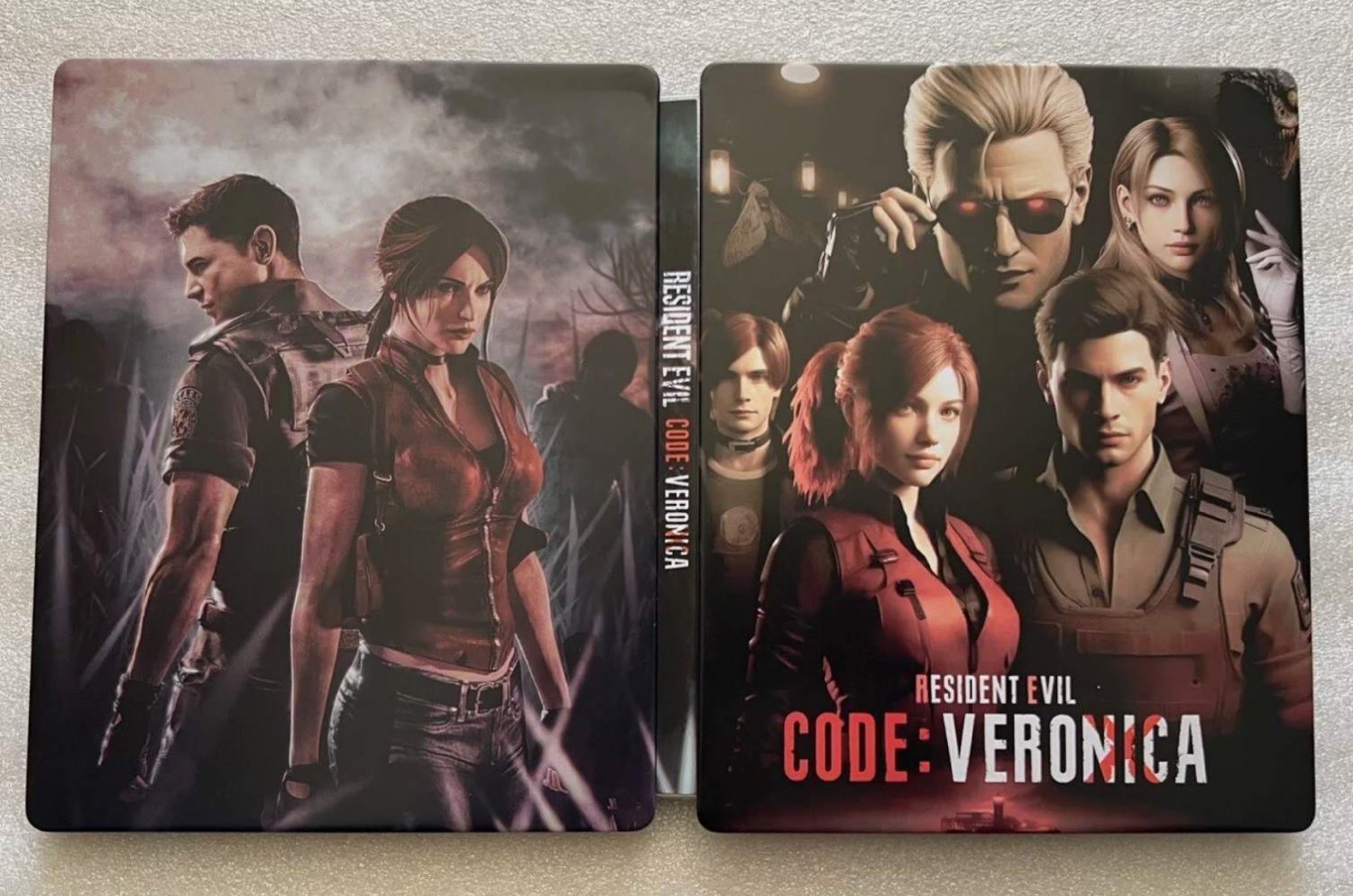 New Rare Limited Edition Resident Evil Code Veronica Steelbook Case Custom Made
