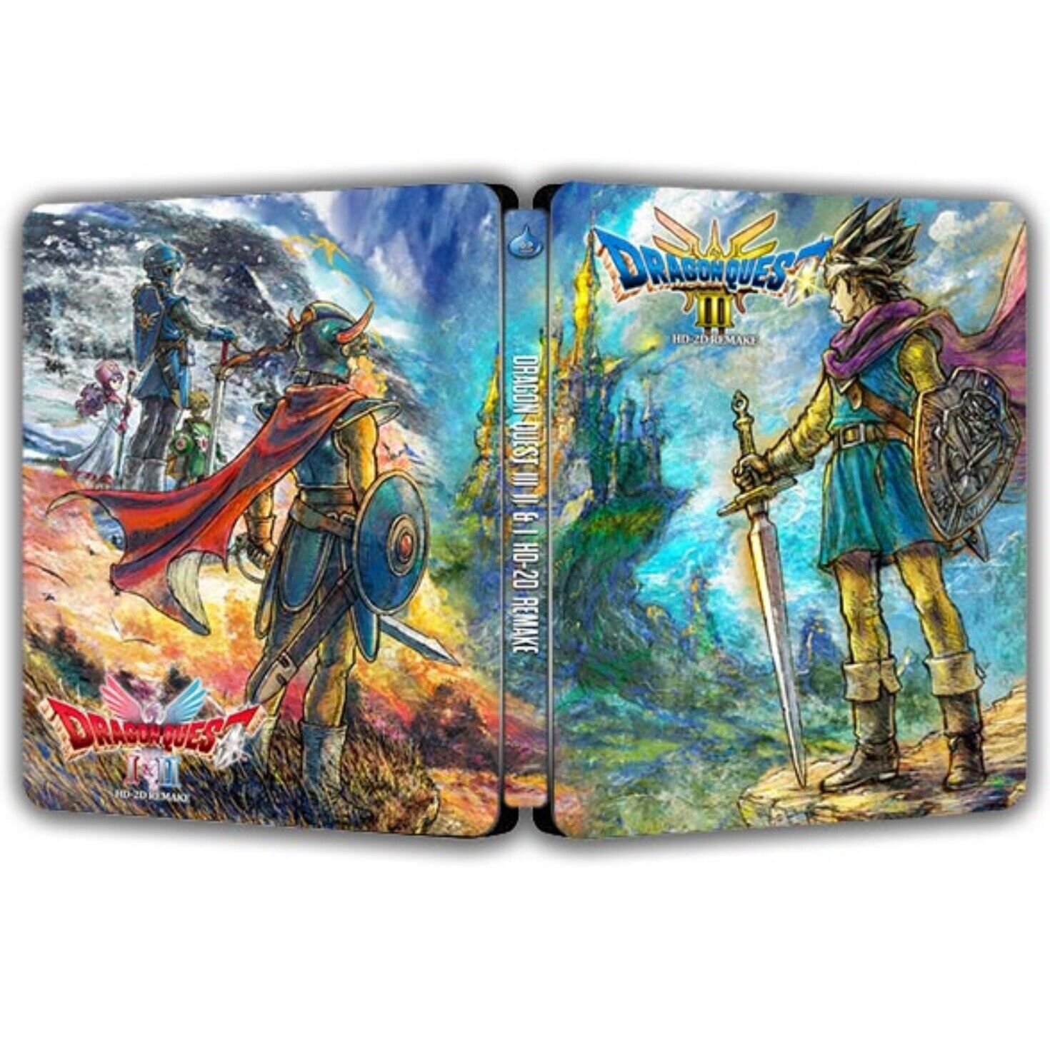 New Rare Limited DRAGON QUEST III HD-2D Remake G2 Steelbook Case Custom Made