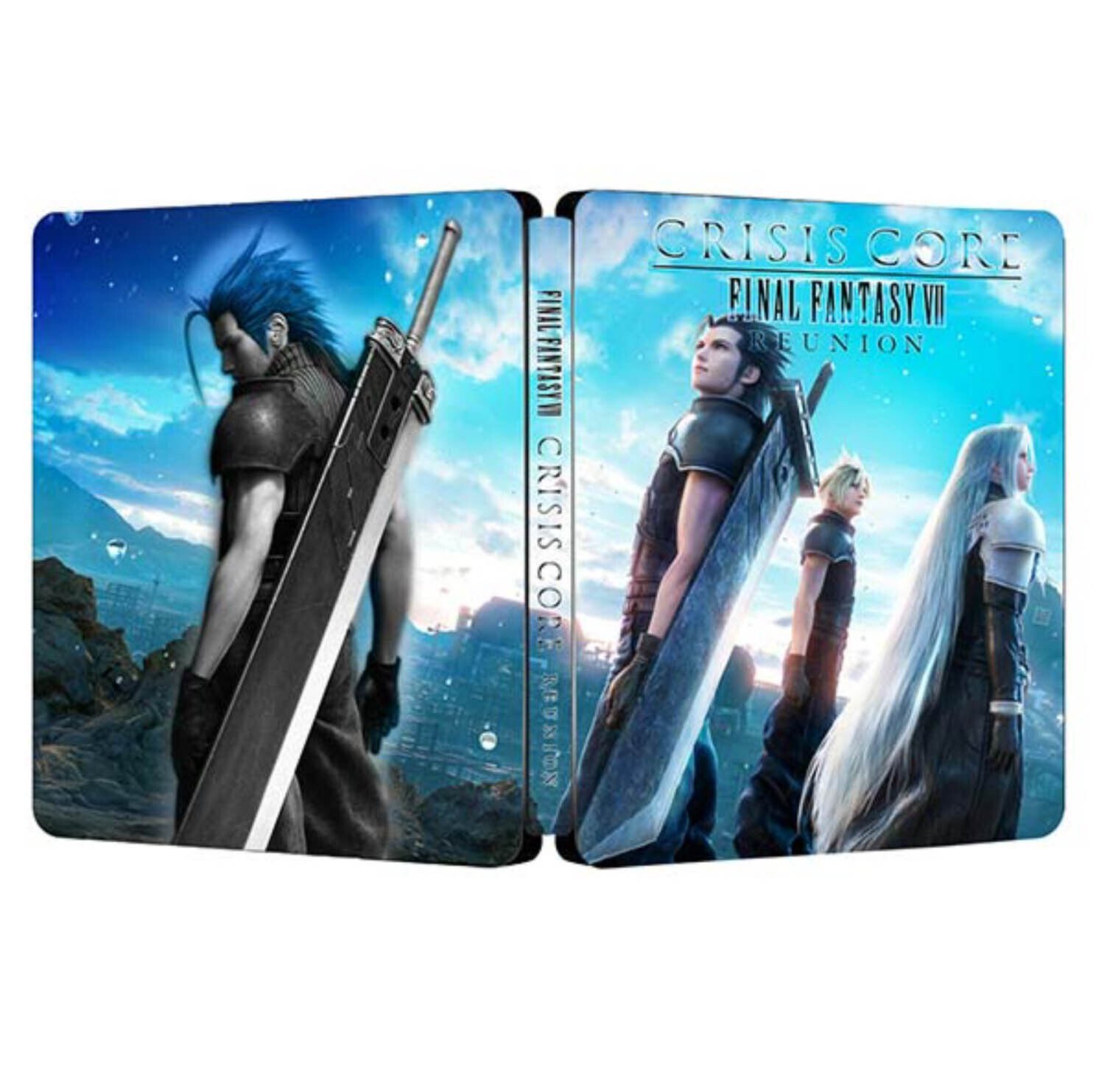 Limited Final Fantasy VII Crisis Core Reunion JP Edit Steelbook Case Custom Made