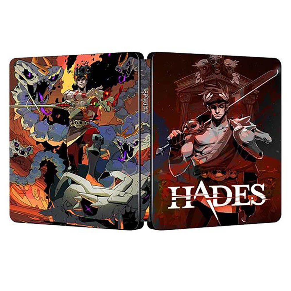 New Rare Limited Indie Game Edition Hades G2 Steelbook Case Custom Made No Game