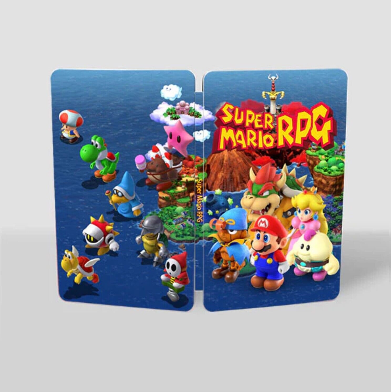 New Limited Edition Super Mario RPG Steelbook Custom Made For Nintendo Switch