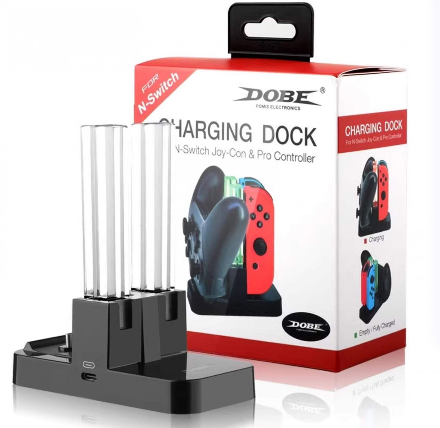 Charging Dock Joy-con Charger Stand Station for Nintendo Switch Pro Controller