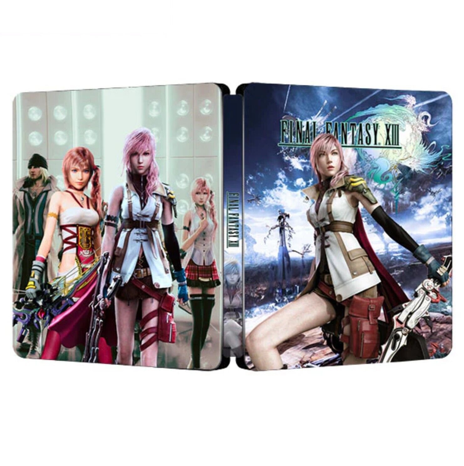 Limited Final Fantasy XIII Lighting & Vanille Edition Steelbook Case Custom Made