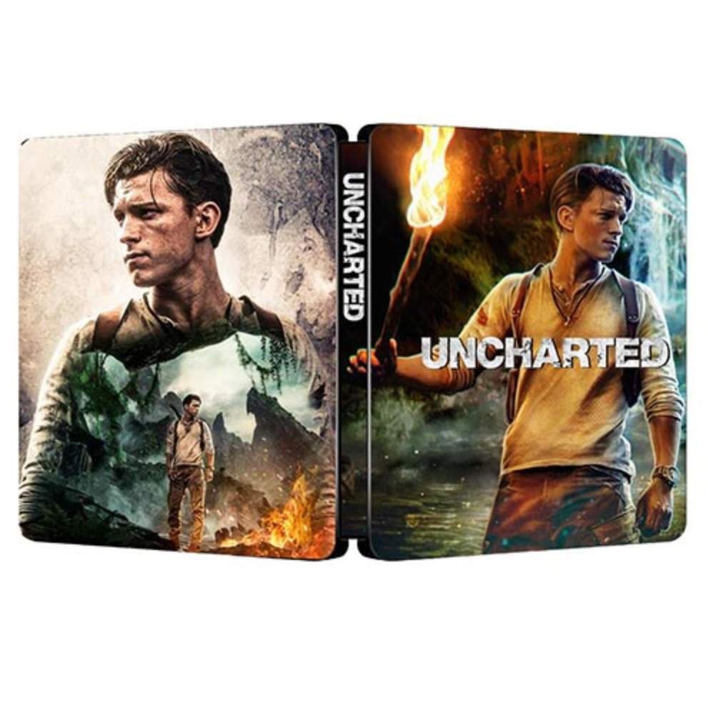 New Limited Edition Uncharted Tom Holland the Film G2 Steelbook Case Custom Made