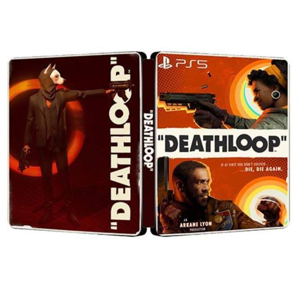 New Rare Limited Edition DEATHLOOP PS5 G2 Steelbook Case Custom Made No Game