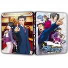Limited Edition Phoenix Wright Ace Attorney Trilogy Steelbook Case Custom Made