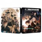 New Rare Limited Edition 13 Sentinels Aegis Rim Black Steelbook Case Custom Made